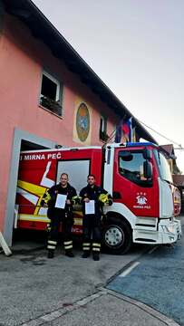 Čestitke članoma PGD Mirna Peč
