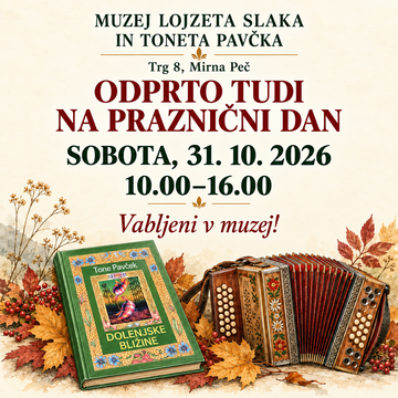 Dobrodošli, tudi na prazničen dan.