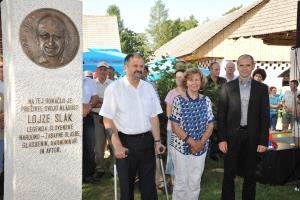 SPOMINSKO OBELEŽJE LOJZETU SLAKU